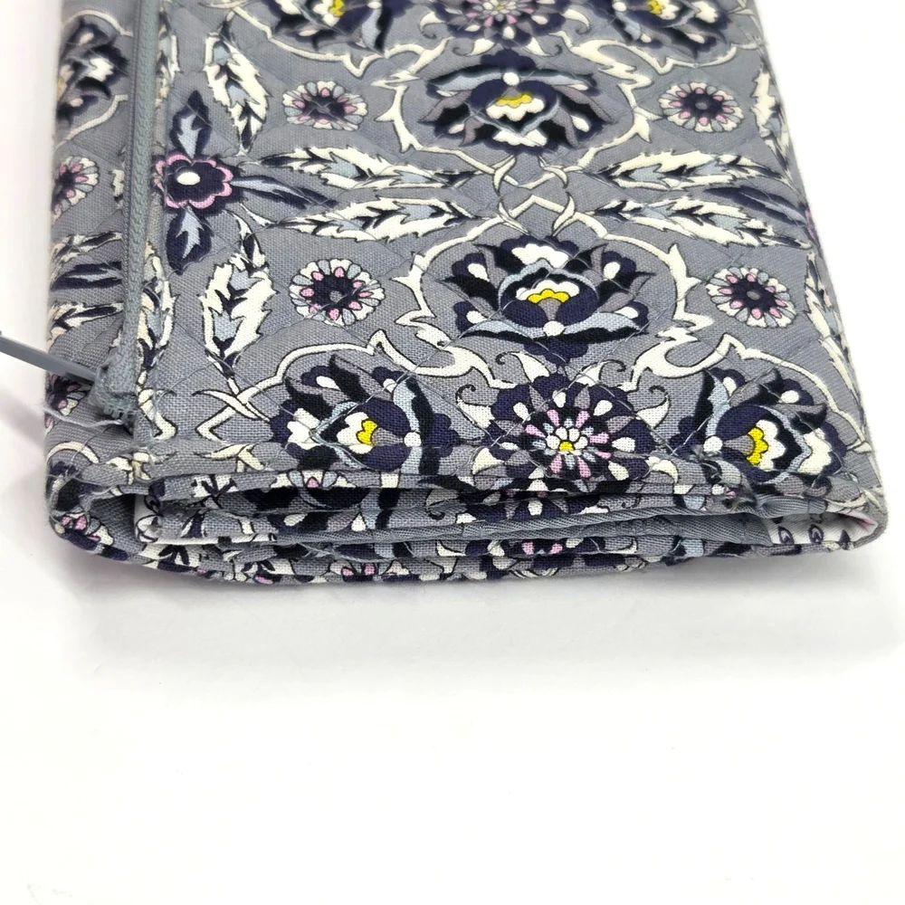 Vera Bradley Plaza Tile Floral Geometric RFID Large Tab Wallet Spring 2021 NWOT - Picture 4 of 16